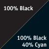 100% Black
